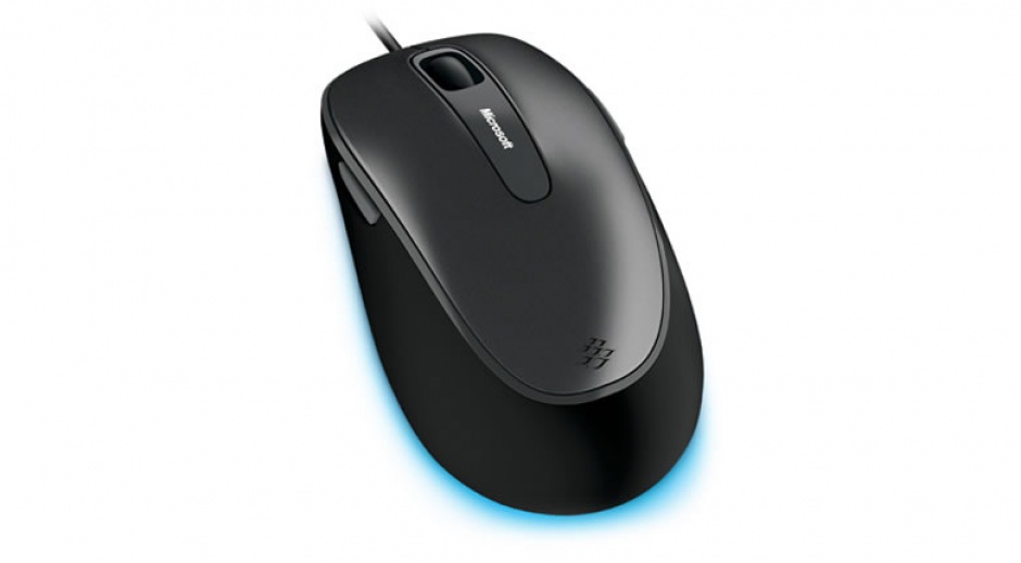 Mouse usb bluetrack comfort 4500 negru-gri 5 butoane, microsoft 