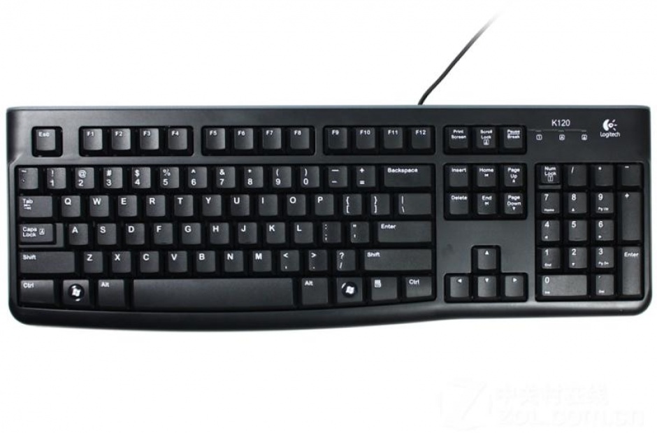 Tastatura USB K120 Negru, Logitech 920-002509 imagine noua
