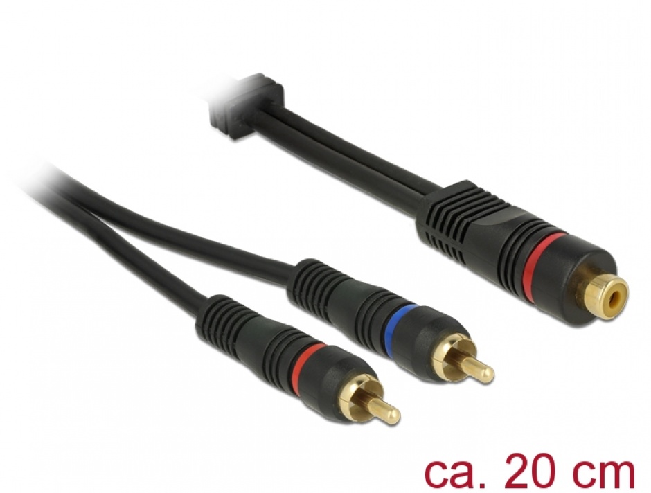 Rca male female. RCA x2 RCA x1.