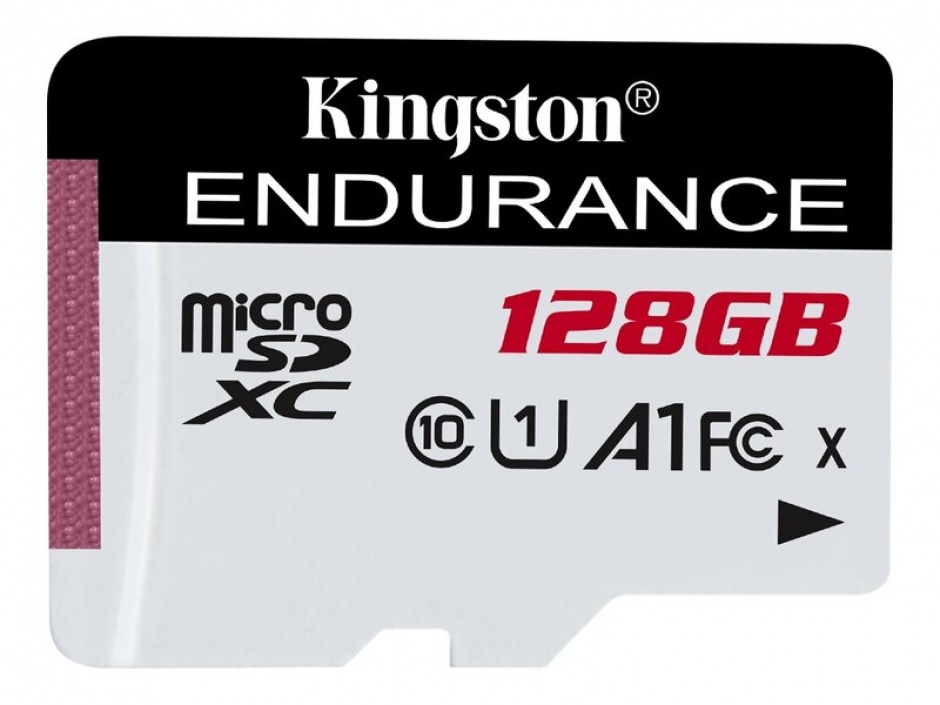 Card de memorie micro SDXC 128GB clasa 10 UHS-I High Endurance, Kingston SDCE/128GB (clasa imagine noua 2022