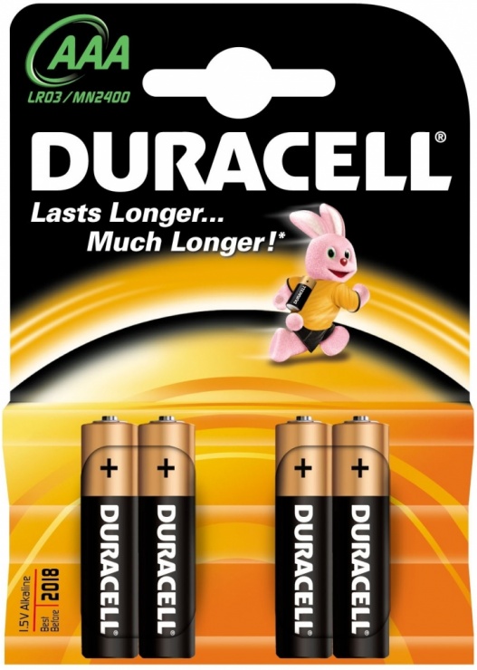 Set 4 baterii aaa basic lr3, duracell