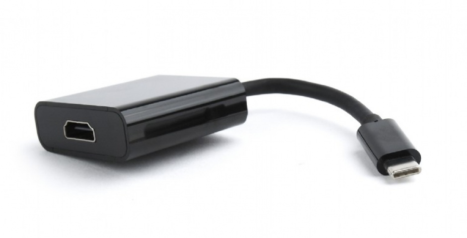 Adaptor USB-C la HDMI T-M Negru, Gembird A-CM-HDMIF-01 imagine noua