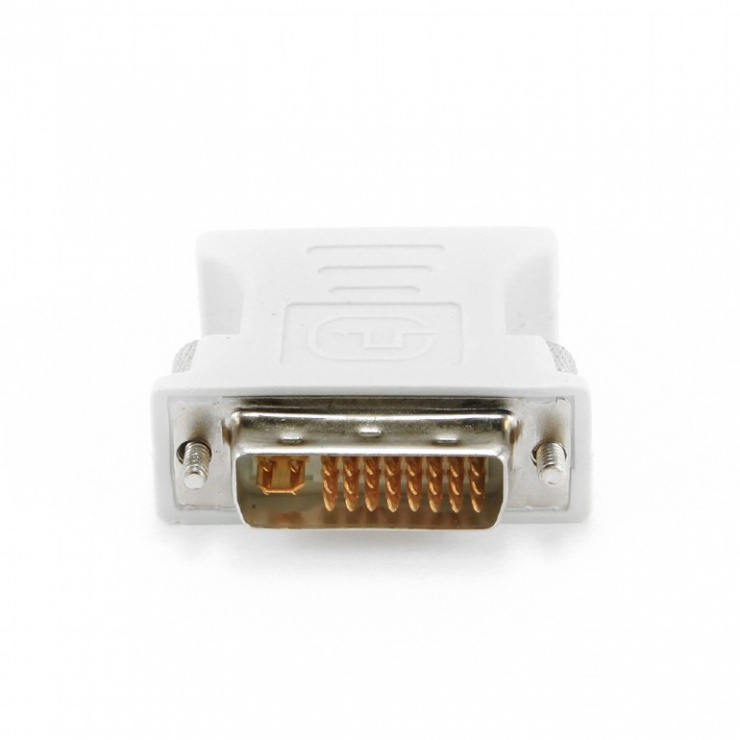 Adaptor DVI-I Dual Link 24+5 pini la VGA T-M, Gembird A-DVI-VGA conectica.ro