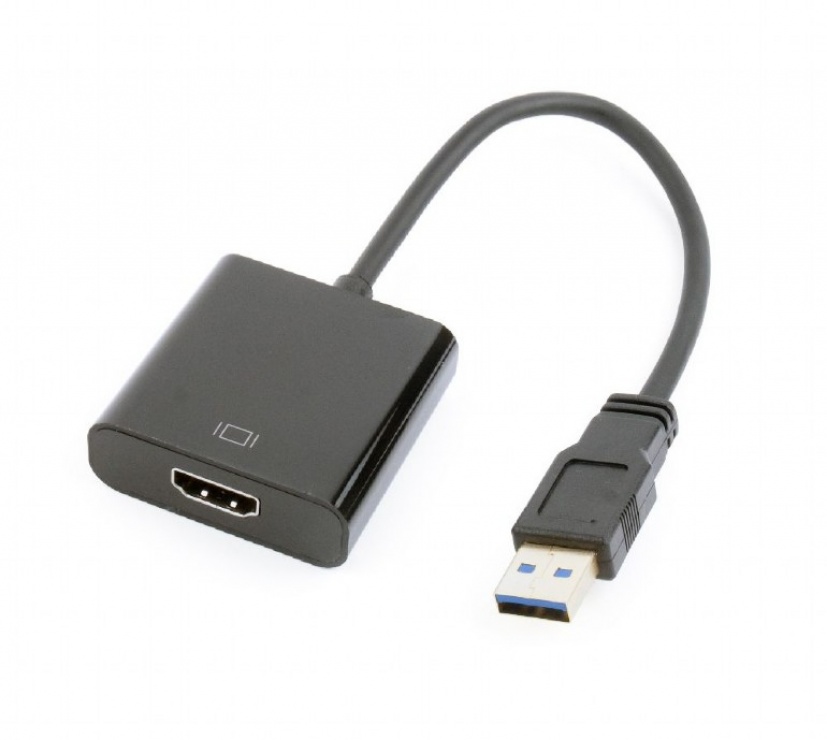 Adaptor USB 3.0 la HDMI T-M, Gembird A-USB3-HDMI-02 3.0 imagine noua 2022