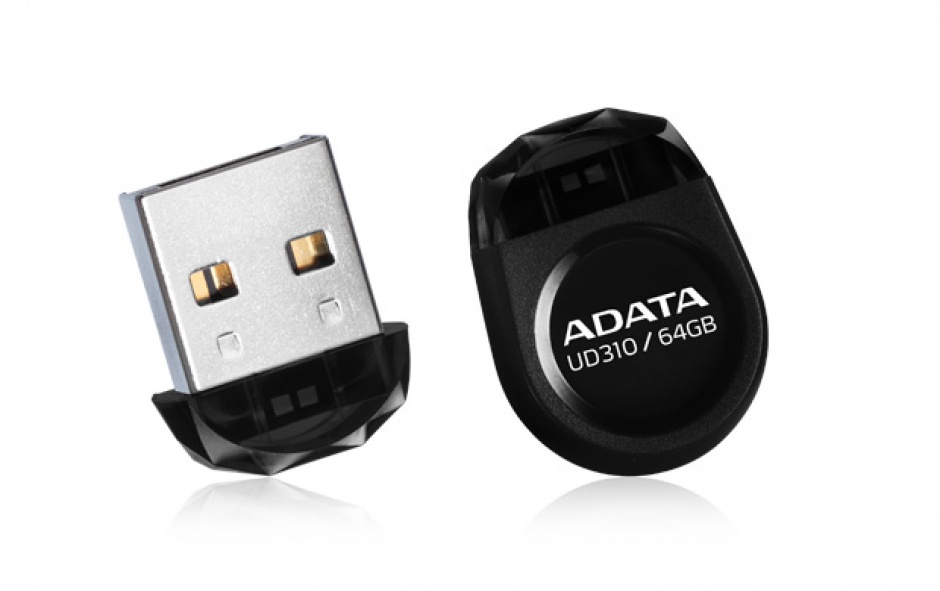 Stick USB 2.0 nano UD310 64GB Negru, ADATA A-Data