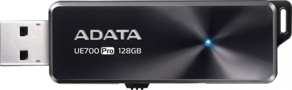 Stick USB 3.1 128GB retractabil Black, ADATA UE700 Pro A-Data