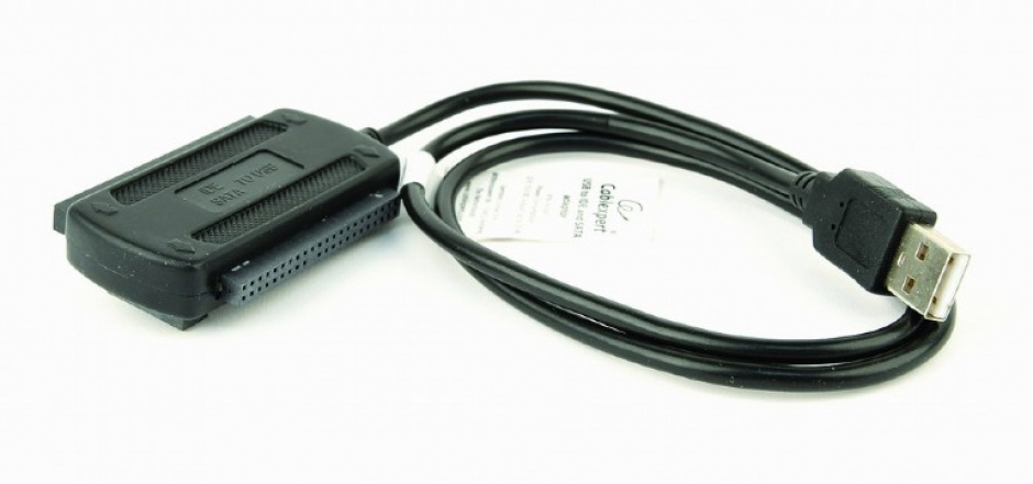 Adaptor portabil USB 2.0 la HDD SATA/IDE 2.5″+3.5″, Gembird AUSI01 conectica.ro imagine noua 2022