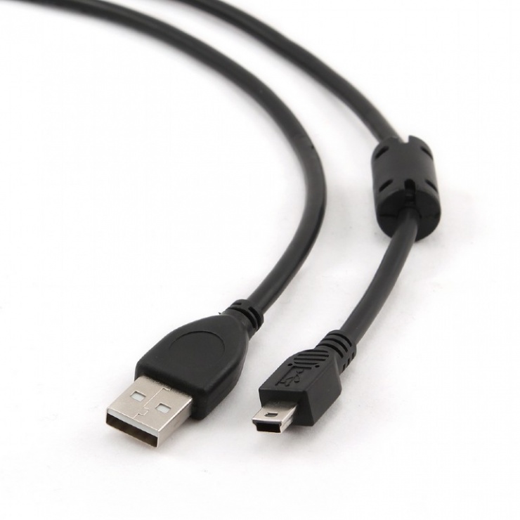 Cablu USB 2.0 la mini USB 5 pini 1.8m, Gembird CCF-USB2-AM5P-6 conectica.ro