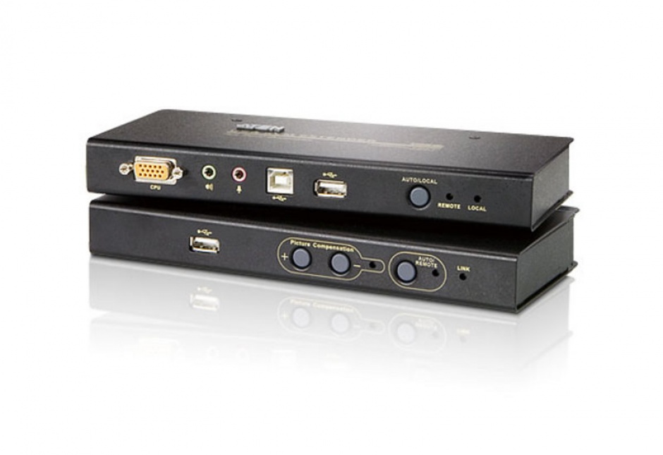KVM Extender USB VGA/Audio Cat 5 maxim 250m, ATEN CE800B ATEN