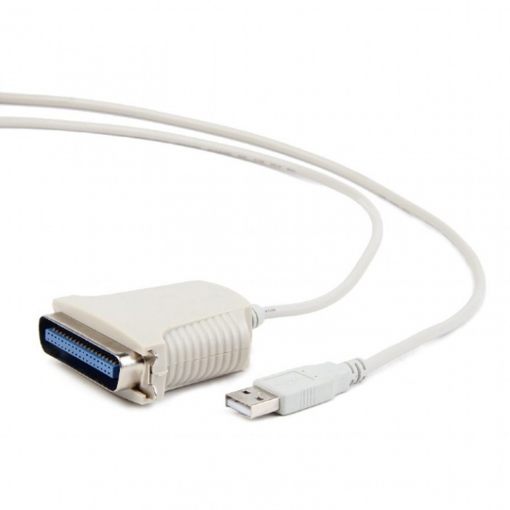 Cablu USB la paralel Centronics 36 pini 1.8m, Gembird CUM360 conectica.ro
