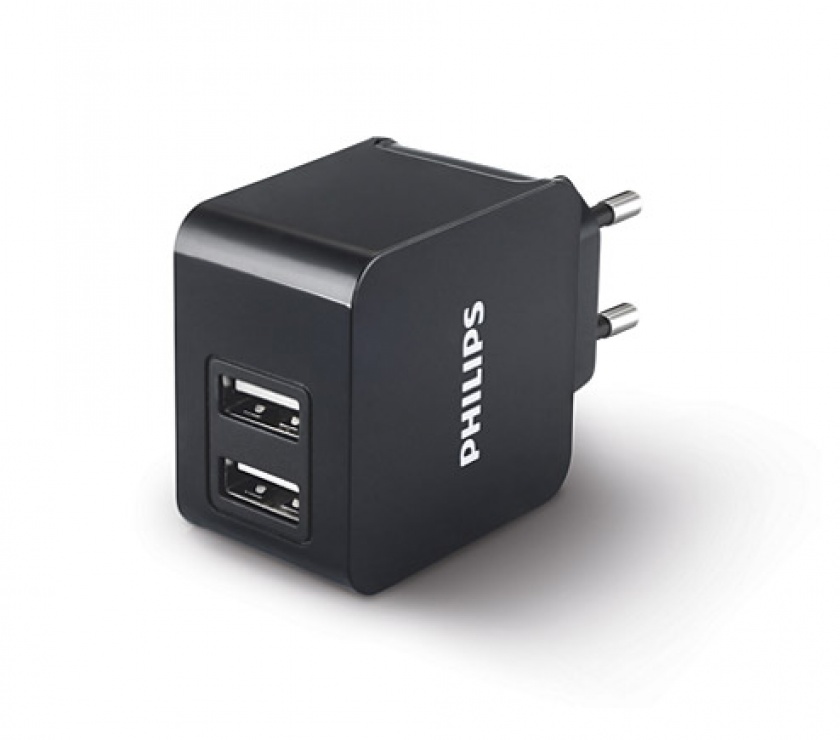 Incarcator Priza 2 X USB 5V/3.1A, Philips DLP2307/12