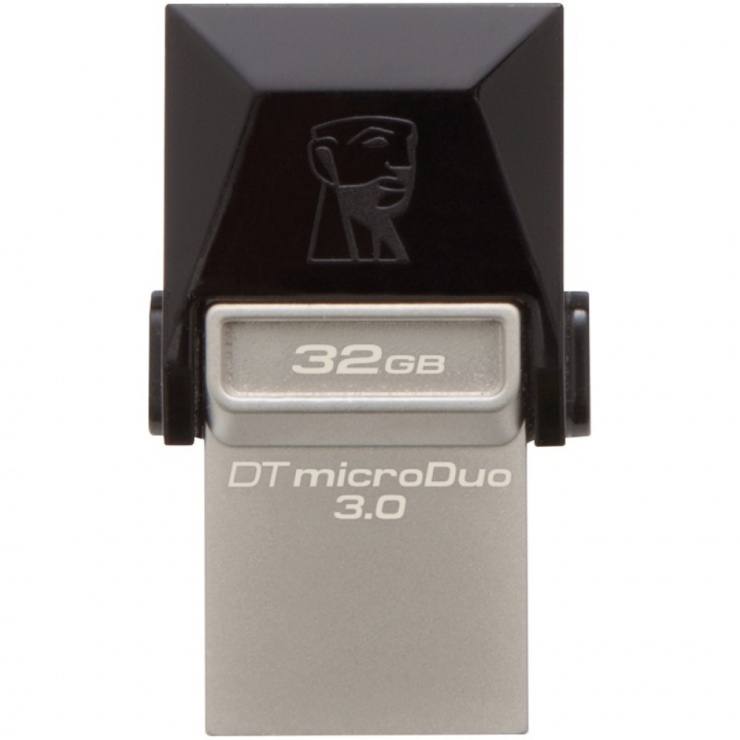 Stick USB 3.0 32GB KINGSTON DATA TRAVELER MicroDuo OTG, DTDUO3/32GB conectica.ro