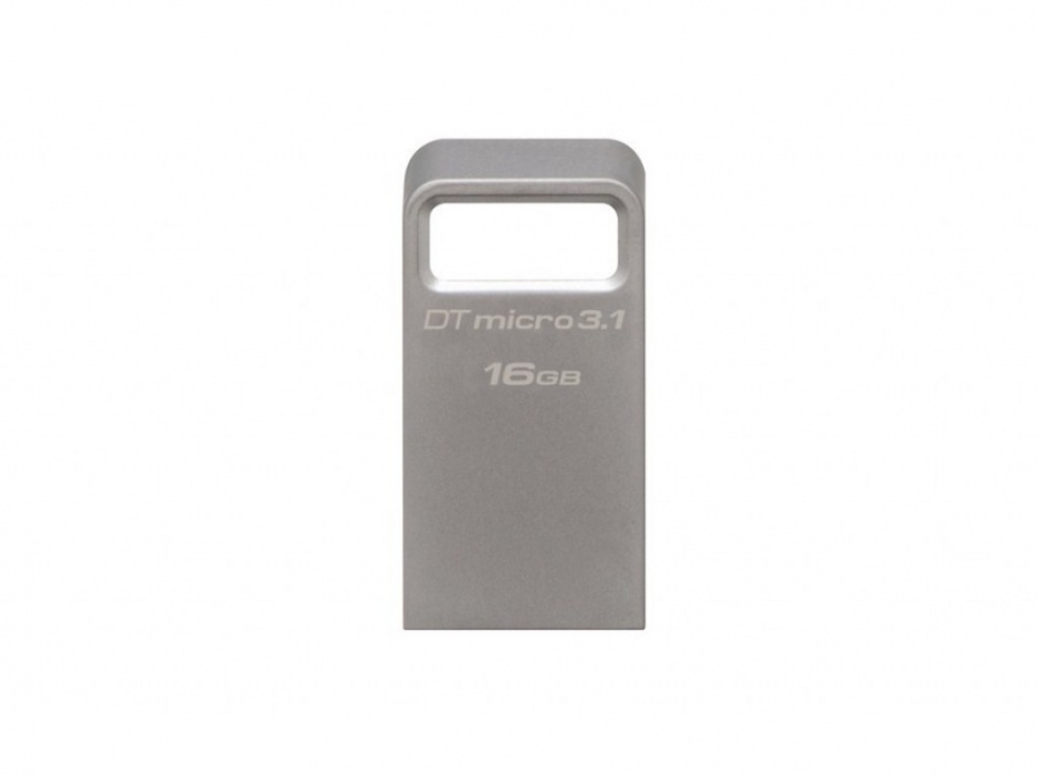 Stick DataTraveler Micro 16GB USB 3.1/3.0, Metal, Kingston DTMC3/16GB conectica.ro