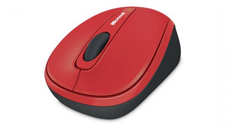 Mouse wireless Mobile 3500 Rosu, Microsoft Microsoft 3500 imagine 2022 3foto.ro
