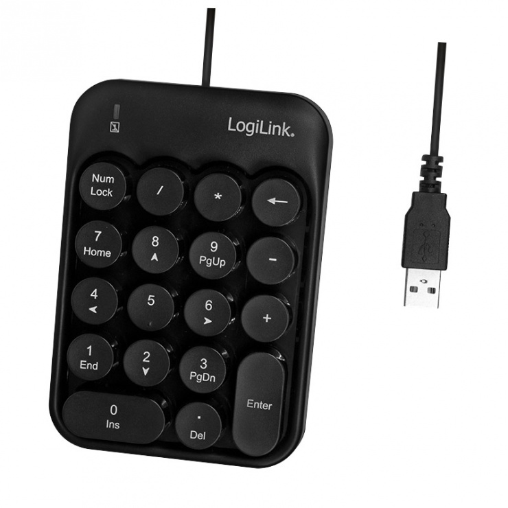 Tastatura numerica USB, Logilink ID0174 conectica.ro