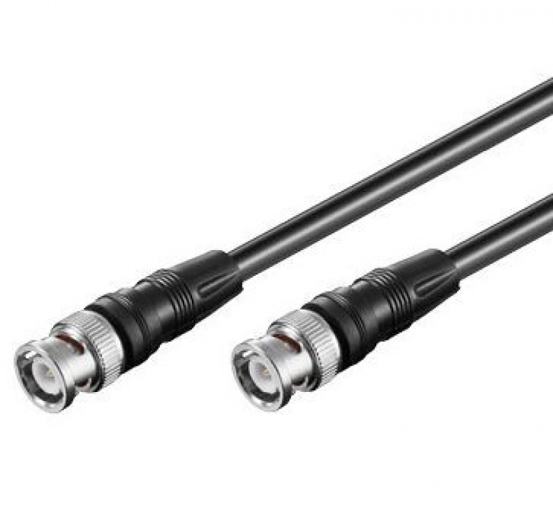 Cablu audio video BNC 75 Ohm T-T 10m Negru, 50075 10m