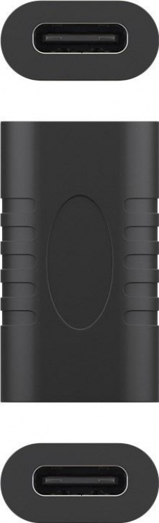 Adaptor USB 3.1 tip C M-M negru, Goobay 45401 conectica.ro