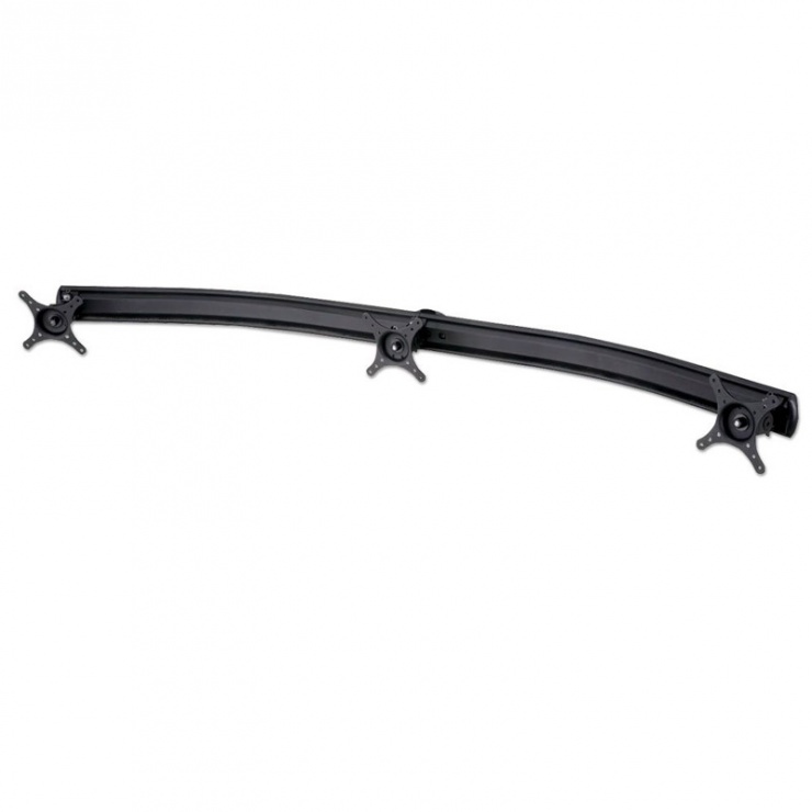 Suport (bracket) curbat pentru 3 monitoare, lindy l40956