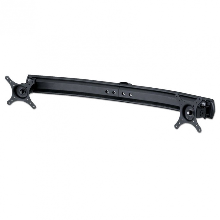 Suport (bracket) curbat pentru 2 monitoare, Lindy L40957