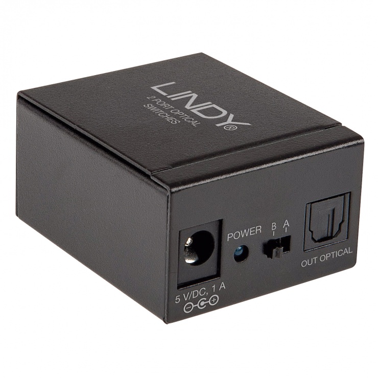 Switch audio optic Toslink 2 porturi (Dolby si DTS audio), Lindy L70434 conectica.ro