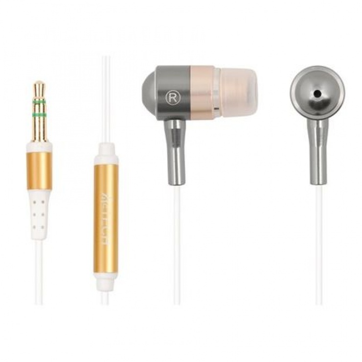 Casti metalice interne silver, a4tech mk-650-s