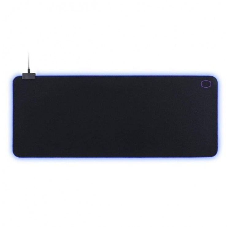Mouse pad Gaming RGB 940 x 380 Negru & Mov, Cooler Master MPA-MP750-XL imagine noua