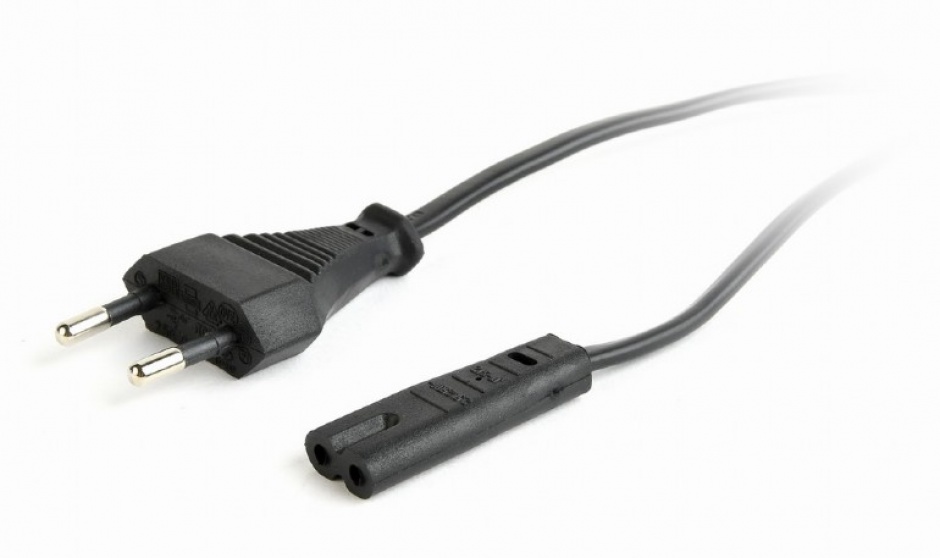 Cablu alimentare Euro la IEC C7 (casetofon) 2 pini 1.8m, Gembird PC-184-VDE conectica.ro