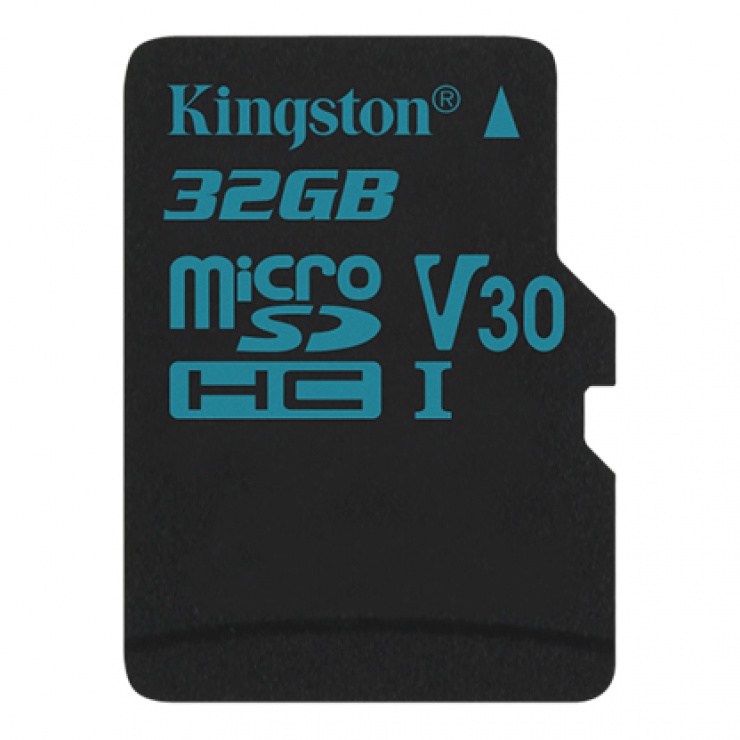 Card de memorie micro SDHC 32GB clasa 10 UHS-I, Kingston SDCG2/32GBSP