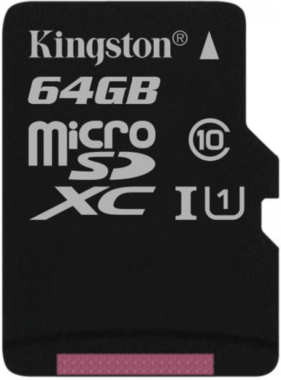 Card de memorie micro SDXC Canvas Select 64GB clasa 10, Kingston SDCS/64GBSP