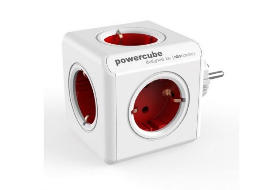 Priza cubica power cube cu 5 x prize schuko 16a, allocacoc