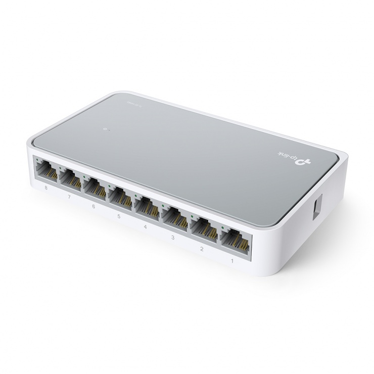 Switch 8 porturi 10/100 Mbps, TP-LINK TL-SF1008D imagine noua