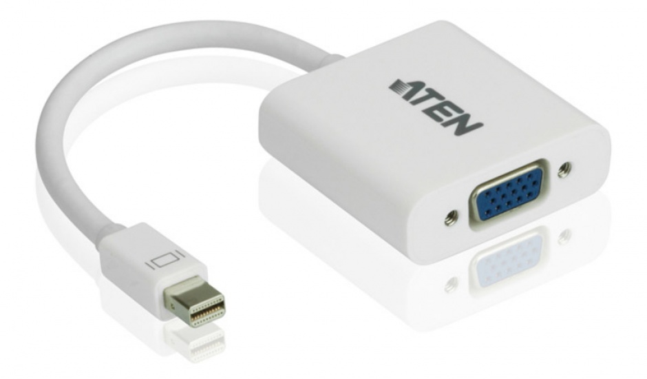 Adaptor Mini Displayport la VGA T-M Alb, ATEN VC920 (Alb) imagine noua tecomm.ro