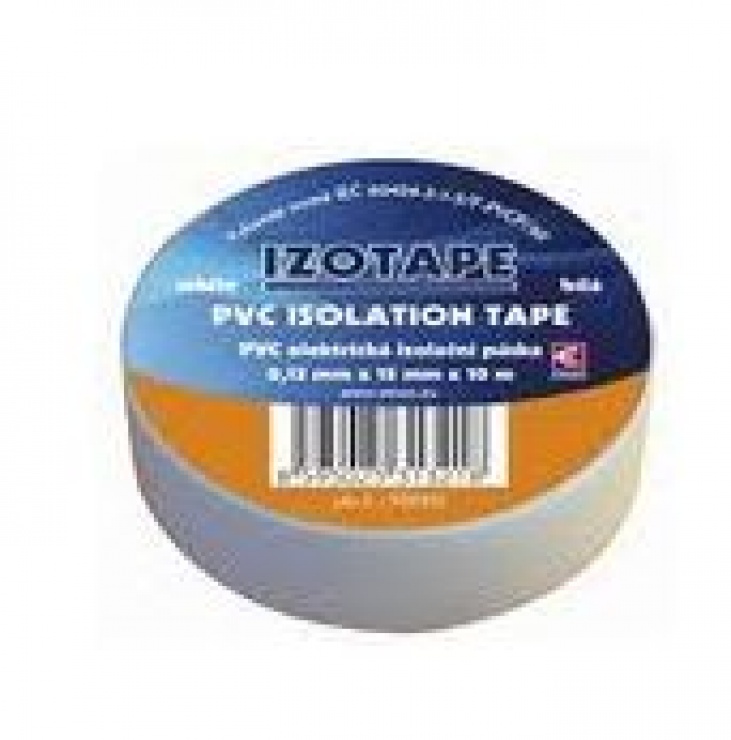 Banda izolatoare pvc 15mm/10m alb, zvpep02