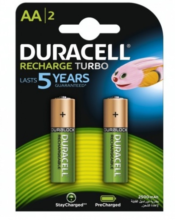 Set 2 buc acumulatori duracell aa 2500ma