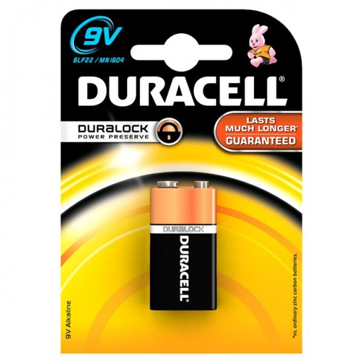 Baterie 9V Basic, Duracell conectica.ro