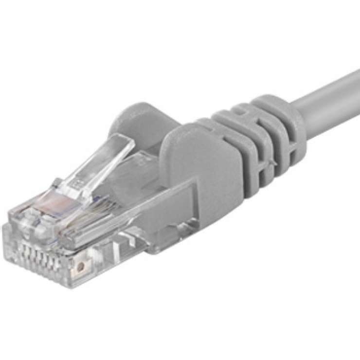 Cablu retea UTP cat.6 Gri 50m, sp6utp500 imagine noua