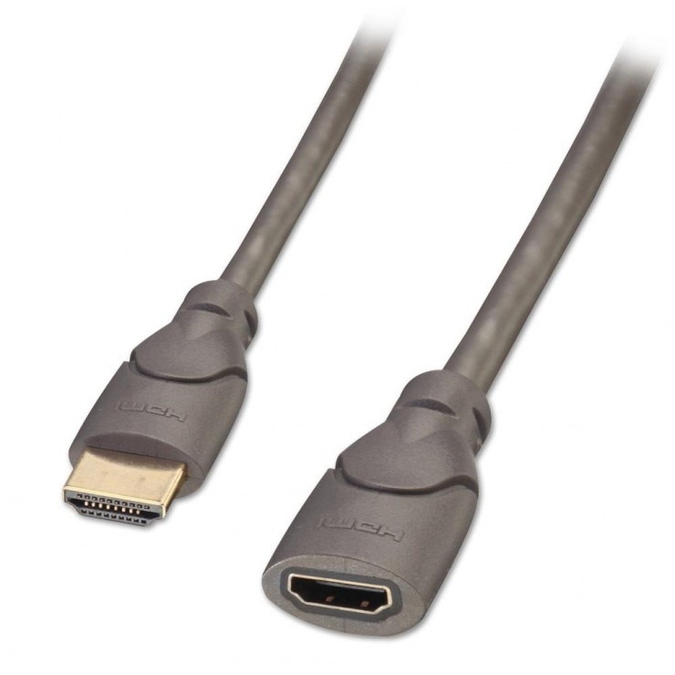 Cablu prelungitor hdmi 1.2 4k t-m 0.5m, lindy l41313