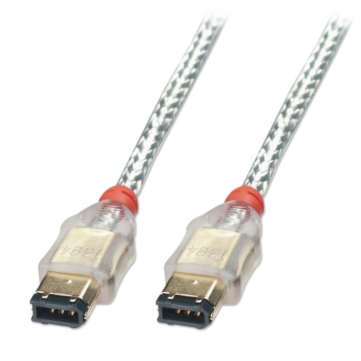 Cablu FireWire 6 pini la 6 pini 10m, Lindy L30865 conectica.ro