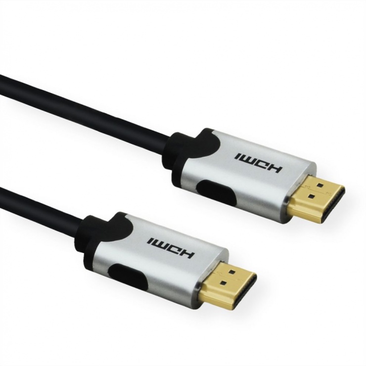 Cablu HDMI 10K@30Hz/4K@240Hz HDR T-T 2m Negru, Value 11.99.5942 Value 10K@30Hz/4K@240Hz imagine 2022 3foto.ro
