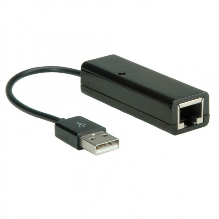 Adaptor USB 2.0 la Ethernet, Value 12.99.1107 conectica.ro