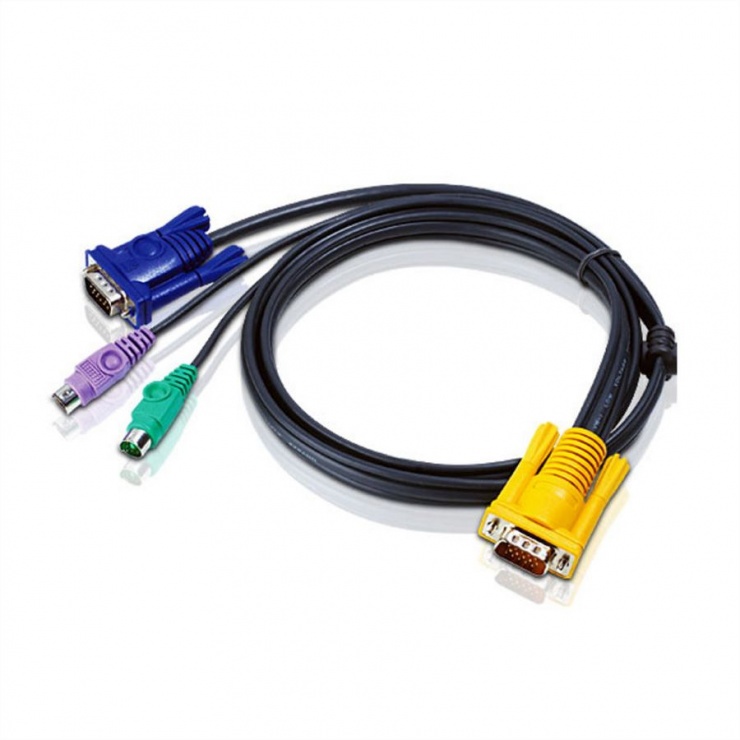 Set cabluri pentru KVM PS/2 6m, Aten 2L-5206P imagine noua