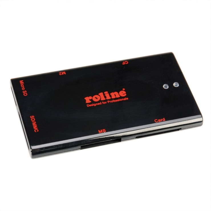 Mini cititor de carduri usb 2.0 50+ negru, roline 15.08.6247