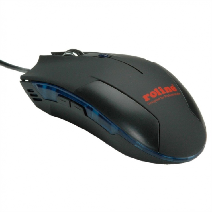 Mouse optic USB Gaming negru, Roline 18.01.1084