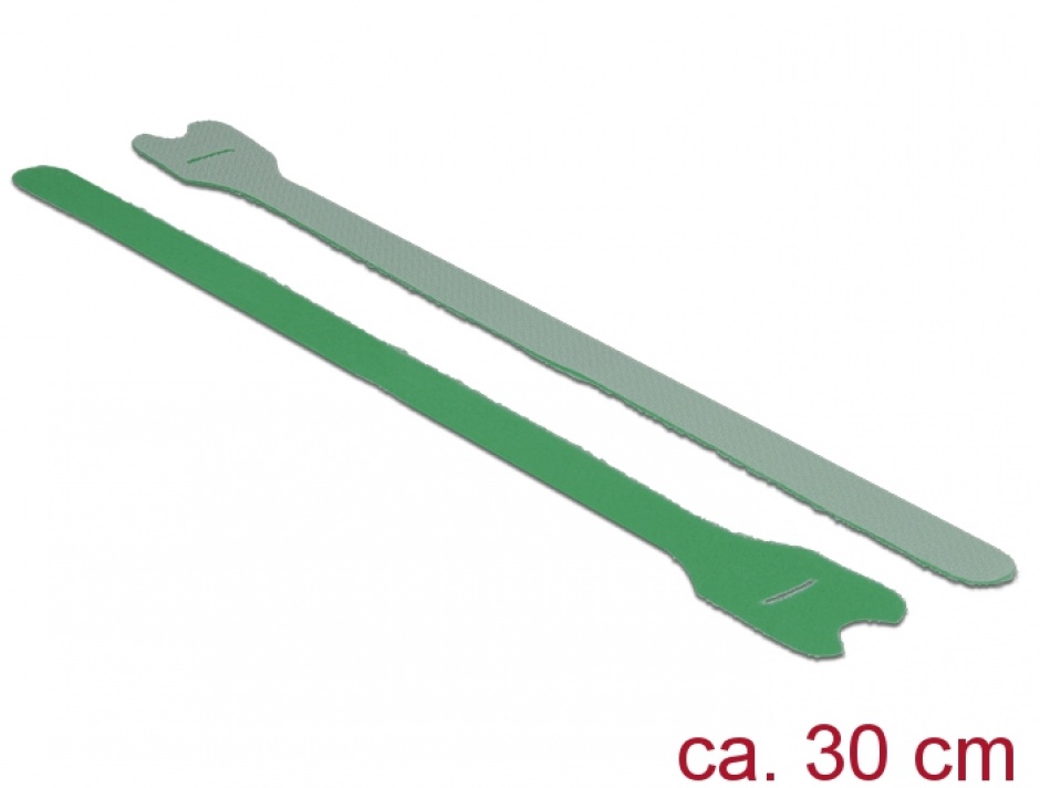 Cureluse cu arici verzi 300 mm x 12 mm 10buc, delock 18694