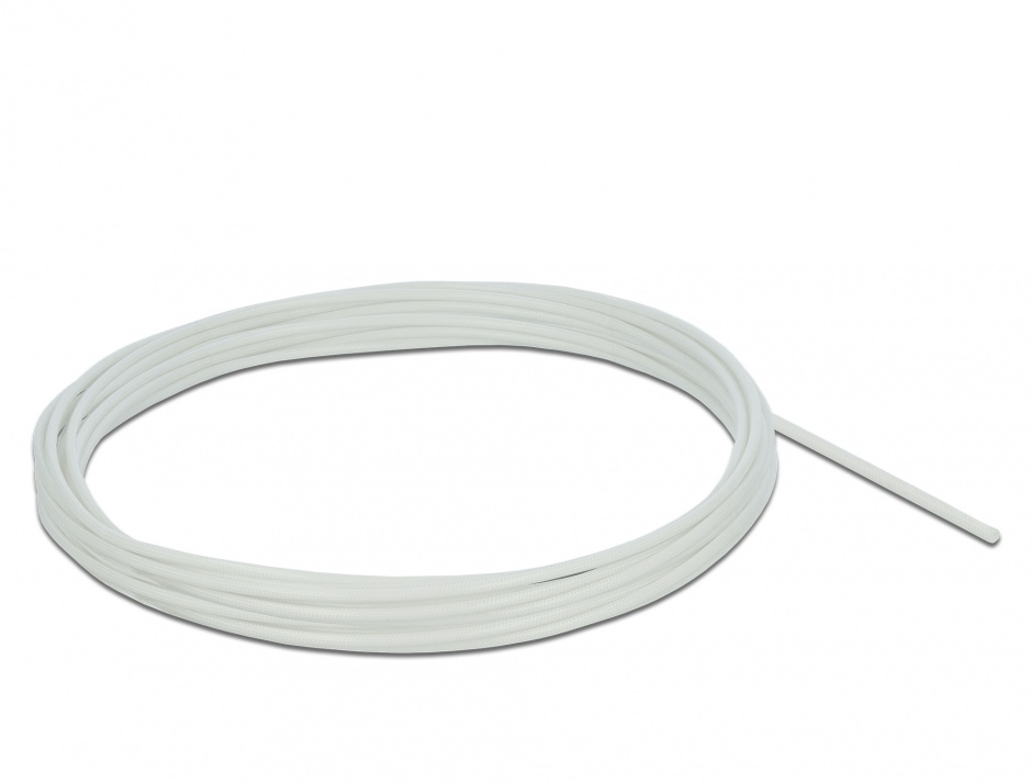 Plasa din fibra de sticla pentru organizarea cablurilor 10m x 2mm alb, Delock 18924 10m