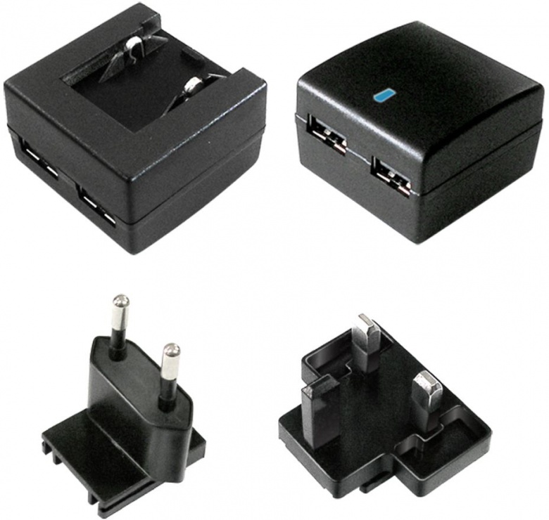 Incarcator priza cu 2 x usb + adaptor uk, 10w/2a, value 19.99.1061
