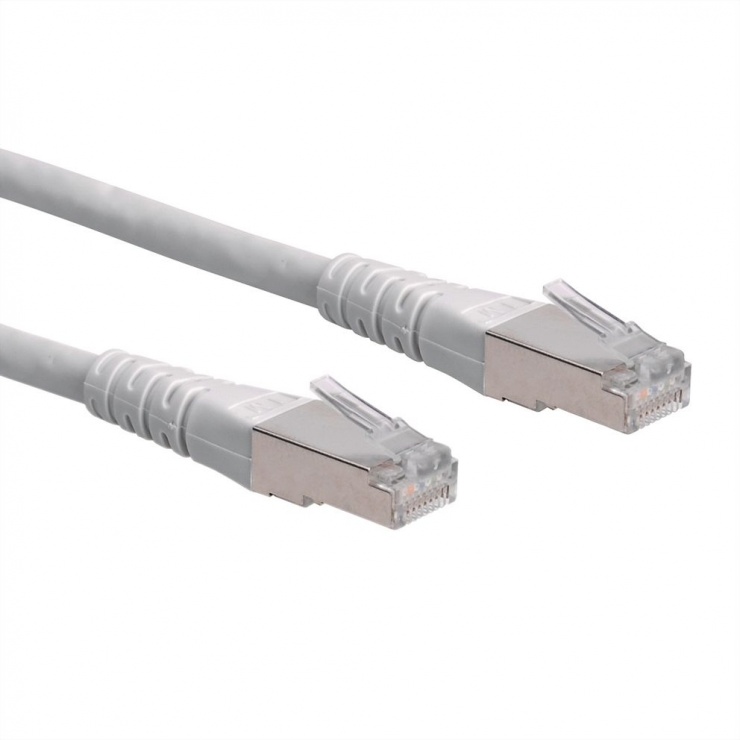 Cablu retea S-FTP Cat.6 Gri 15m, Roline 21.15.0845 conectica.ro