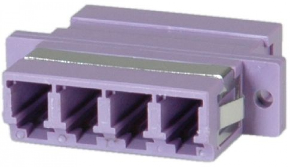 Adaptor fibra optica LC-LC OM4 cvadruplu, Value 21.99.0661 conectica.ro