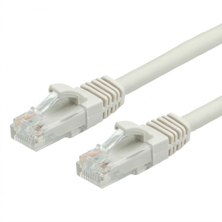 Cablu retea UTP cat 6a Gri 0.5m, Value 21.99.0870 0.5m imagine noua 2022