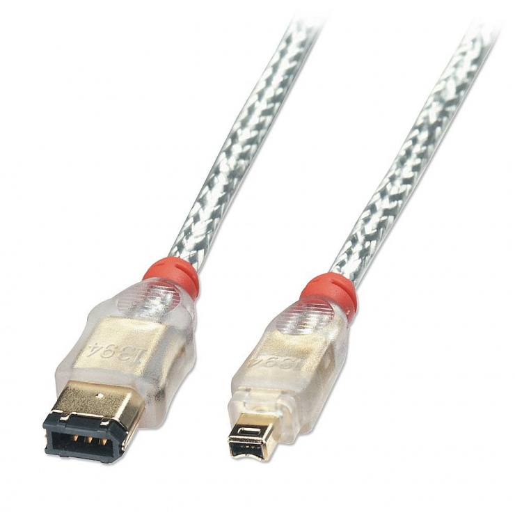 Cablu firewire premium 6 pini la 4 pini, 10m, lindy l30875